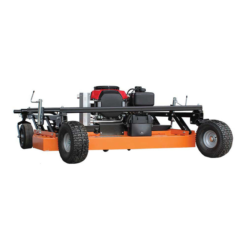 side view of BravePro 60" Finish Cut Pull-Behind Mower(BRPFC112HE) with GXV630 Honda Engine