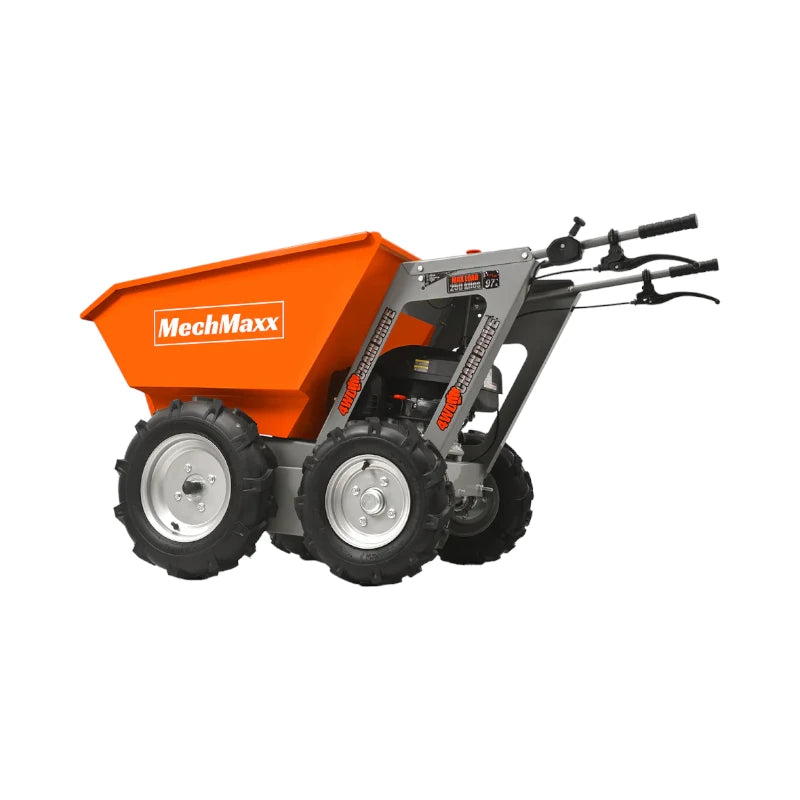 MechMaxx gas-powered wheelbarrow for heavy loads