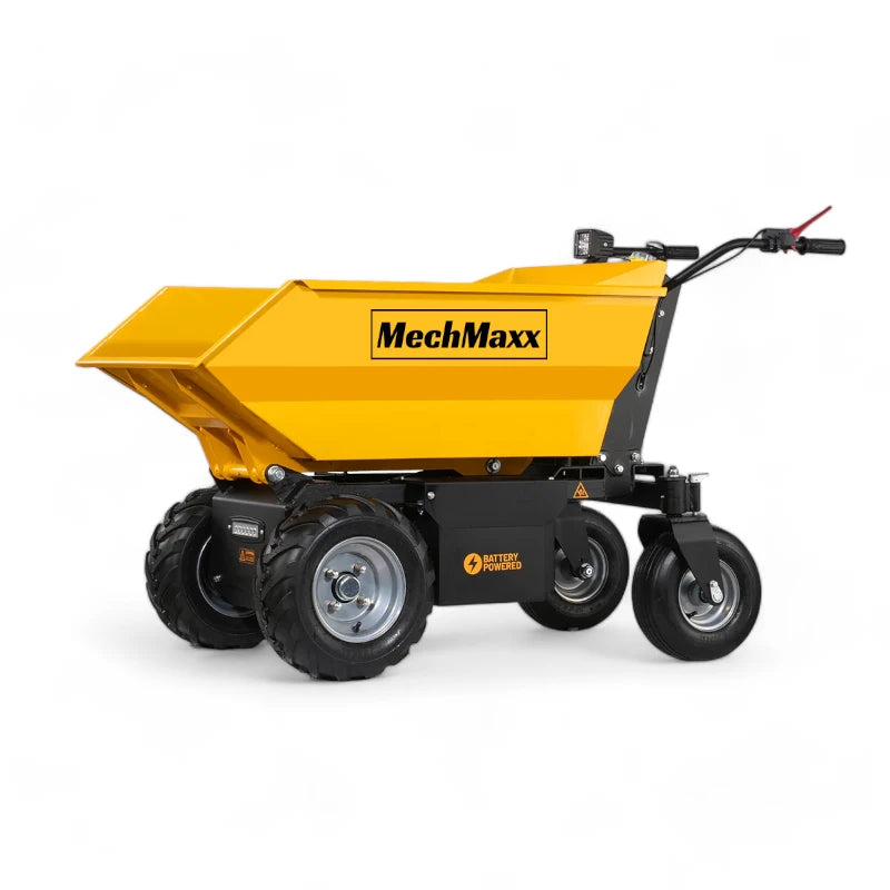 MechMaxx 1100 lb Capacity Battery Powered Hydraulic Tipping Dump Cart EH50