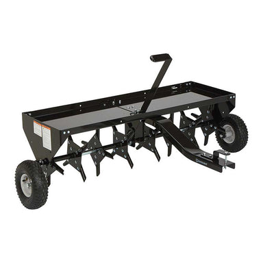 Strongway 48-Inch Tow Behind Plug Lawn Aerator | 32 Coring Plugs