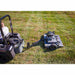 top view of Swisher FC11544BS  44" Fast Finish Cut Trailmower mounted on lawn mower